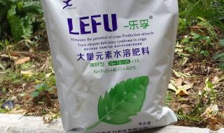 高磷大量元素水溶肥有什么好处怎样使用呢 大量元素水溶肥